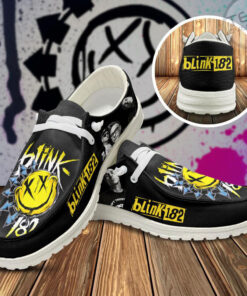 Blink 182 Dudes Shoes Loafer Shoes White