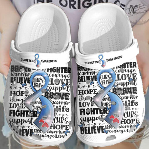 Diabetes Awareness Crocs