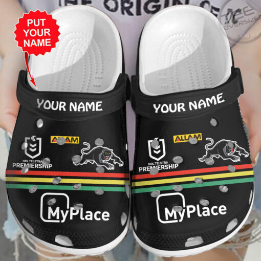 Personalized Penrith Panthers Crocs 01