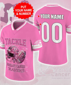 Baltimore Ravens x Breast Cancer Awareness Football Jersey