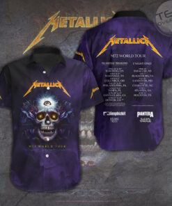 Metallica Short Sleeve Dress Shirt 08