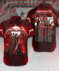 Metallica Short Sleeve Dress Shirt 17