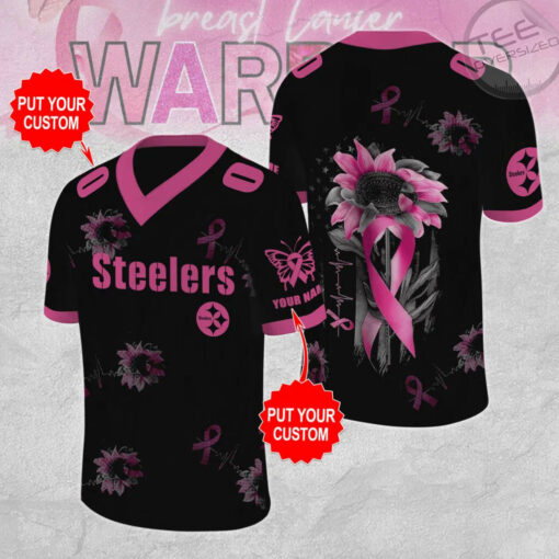 Pittsburgh Steelers x Breast Cancer Awareness Football Jersey