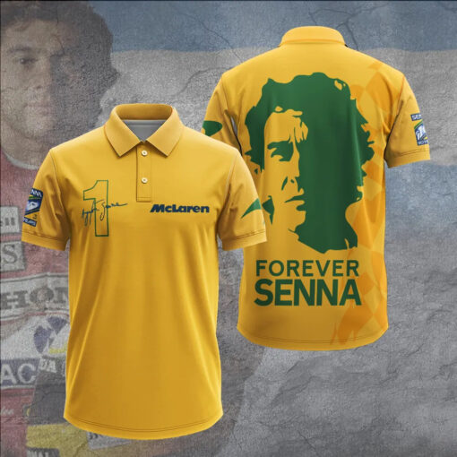 Ayrton Senna polo shirt 01
