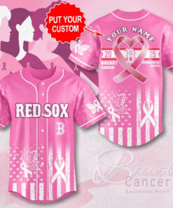 Boston Red Sox x Breast Cancer Awareness Baseball Jersey