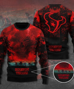 Houston Texans x Stranger Things Ugly Sweater