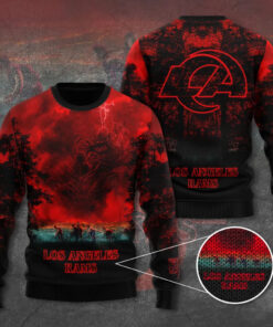 Los Angeles Rams x Stranger Things Ugly Sweater