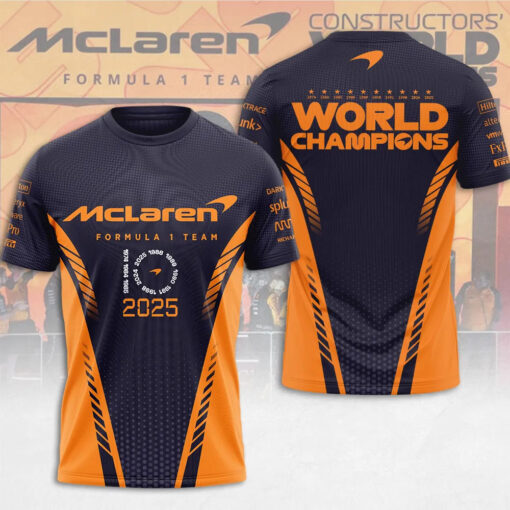 McLaren 2025 Constructors Championship T shirt 01