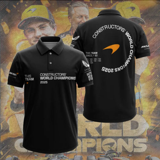 McLaren 2025 Constructors Championship polo shirt 01