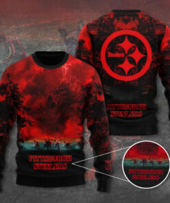 Pittsburgh Steelers x Stranger Things Ugly Sweater