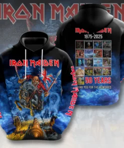 Best sellers Iron Maiden 50th Anniversary Hoodie 02