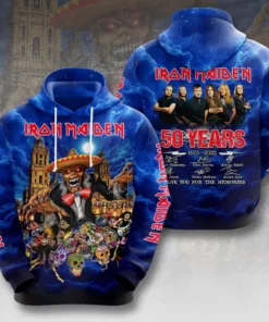 Best sellers Iron Maiden 50th Anniversary Hoodie 03