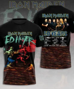 Best sellers Iron Maiden 50th Anniversary T shirt 02