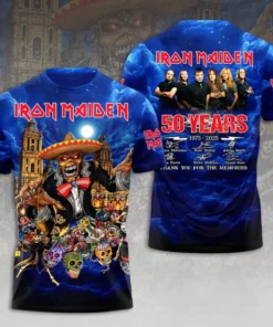 Best sellers Iron Maiden 50th Anniversary T shirt 04