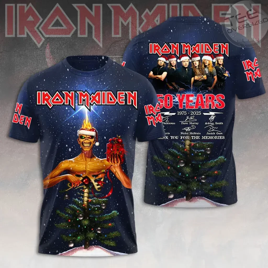 Best sellers Iron Maiden 50th Anniversary T shirt 06
