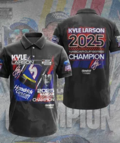 Best sellers Kyle Larson polo shirt 04