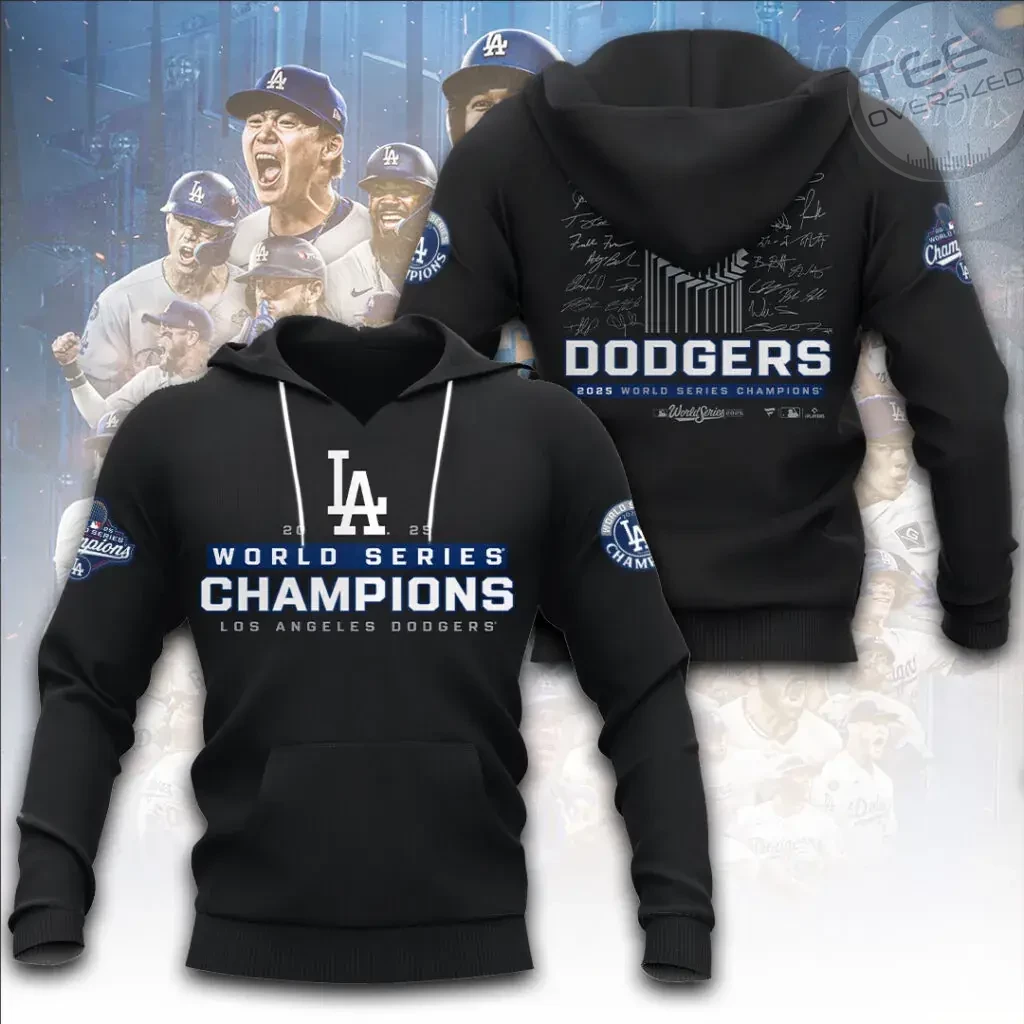 Best sellers Los Angeles Dodgers World Series Hoodie 01