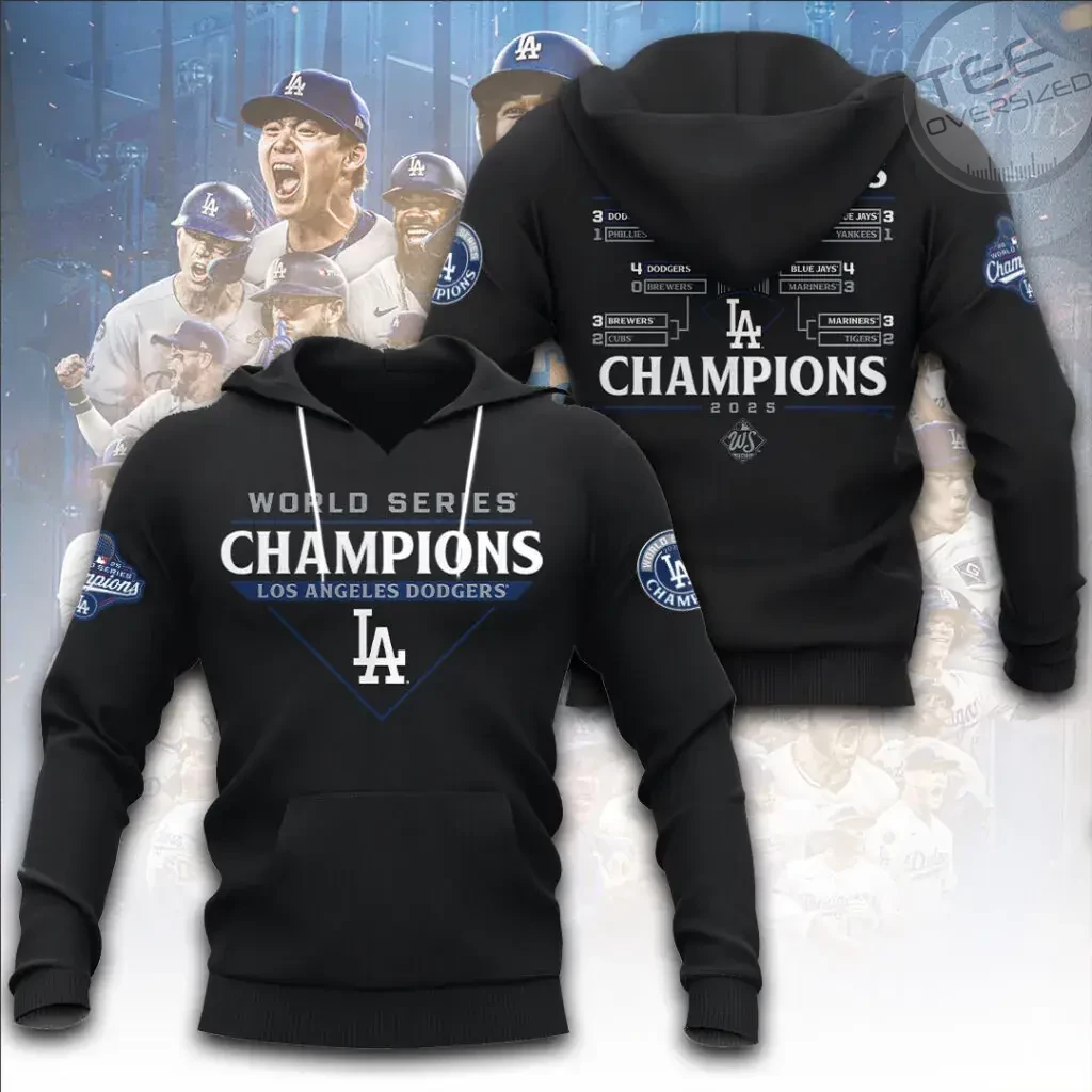 Best sellers Los Angeles Dodgers World Series Hoodie 03