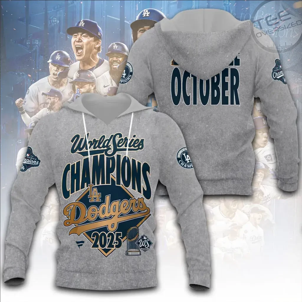 Best sellers Los Angeles Dodgers World Series Hoodie 05