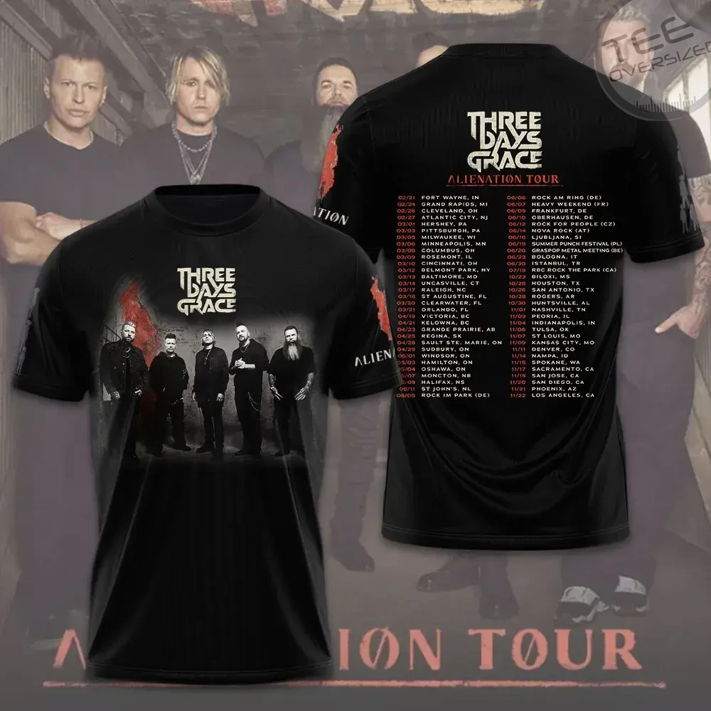 Three Days Grace T shirt 03