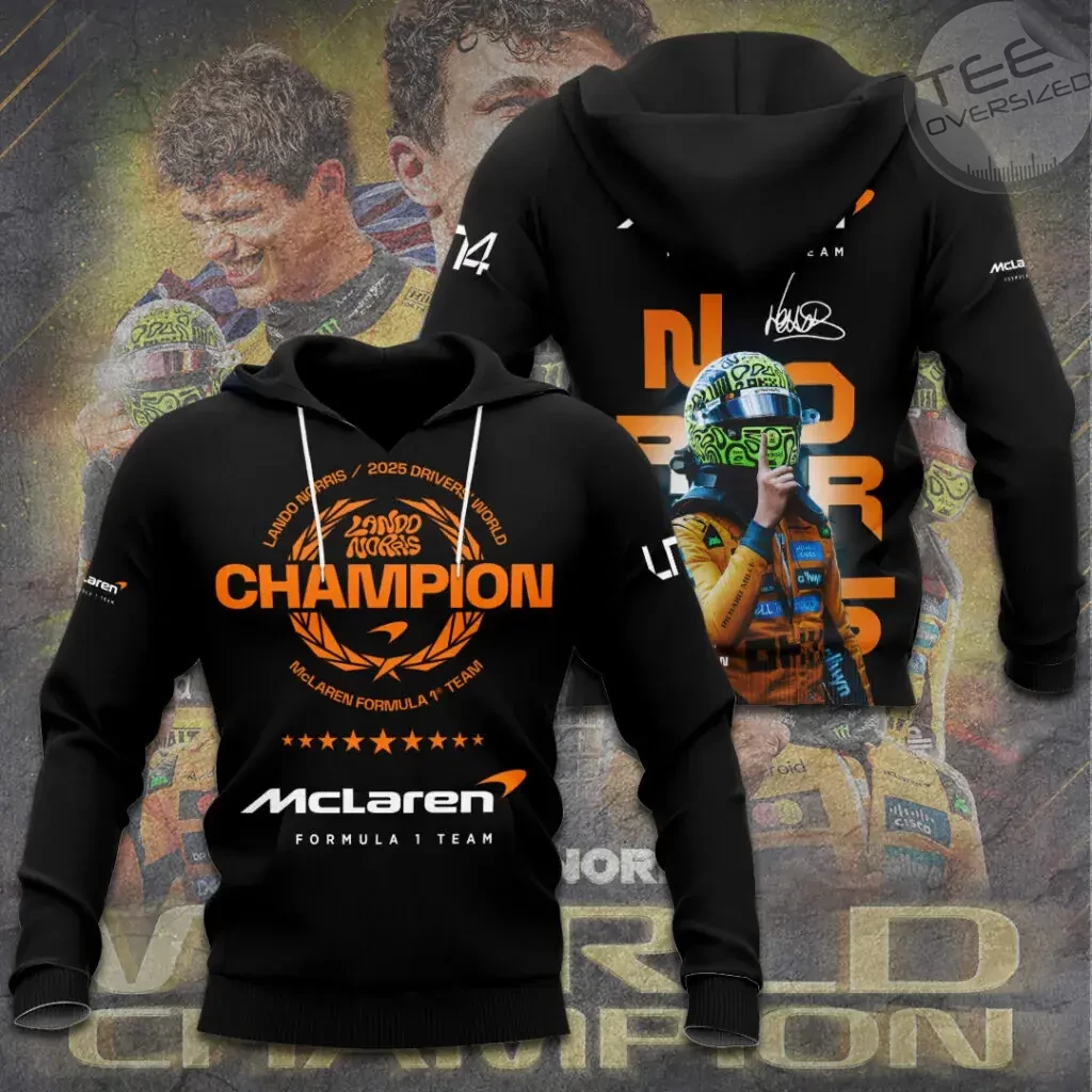 Lando Norris World Champions Hoodies