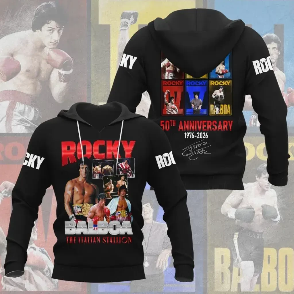 Rocky 50th Anniversary Hoodies