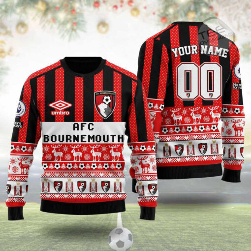 AFC Bournemouth Ugly Christmas 3D Sweater