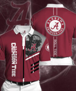 Alabama Crimson Tide 3D Polo 02