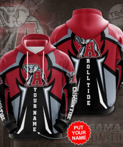 Alabama Crimson Tide 3D hoodie 03