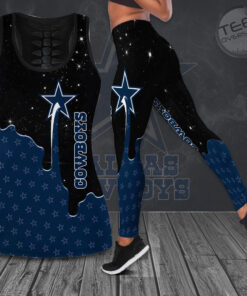 Best selling Dallas Cowboys Hollow Tank Top Leggings 04