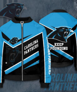 Carolina Panthers 3D Bomber Jacket 02