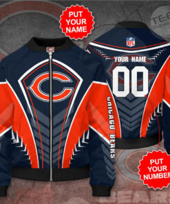 Chicago Bears 3D Bomber Jacket 04