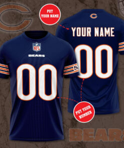 Chicago Bears 3D T shirt 02
