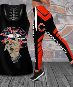 Chicago Bears Hollow Tank Top Leggings 02
