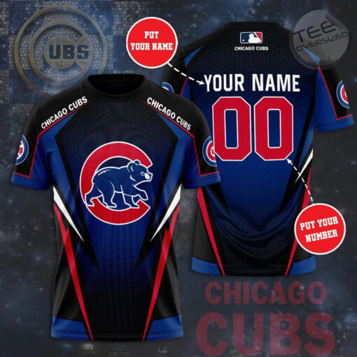 Chicago Cubs 3D T shirt 02