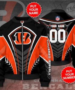 Cincinnati Bengals 3D Bomber Jacket 02
