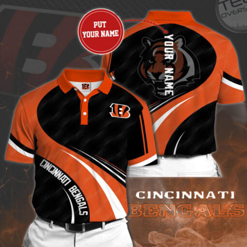 Cincinnati Bengals 3D Polo 01