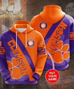 Clemson Tigers 3D Hoodie 06