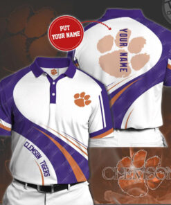 Clemson Tigers 3D Polo 02