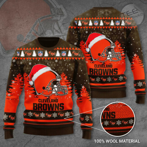 Cleveland Browns 3D Ugly Sweater