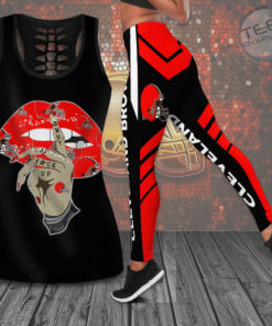 Cleveland Browns Hollow Tank Top Leggings 02