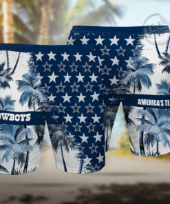 Dallas Cowboys 3D Hawaiian Shorts 04