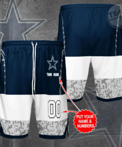 Dallas Cowboys 3D Jersey Shorts 03