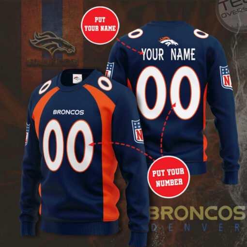 Denver Broncos 3D Sweatshirt 01