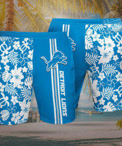 Detroit Lions 3D Hawaiian Shorts