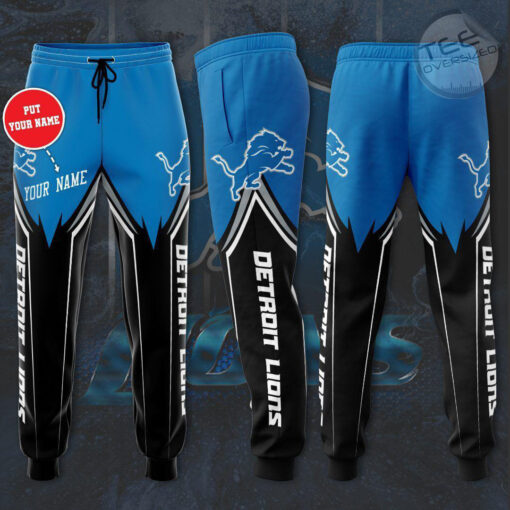 Detroit Lions 3D Sweatpant 01