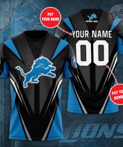 Detroit Lions 3D T shirt 02