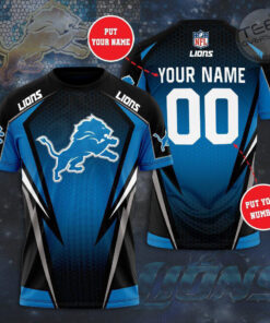 Detroit Lions 3D T shirt 03