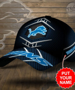 Detroit Lions Cap Custom Hat 02 1