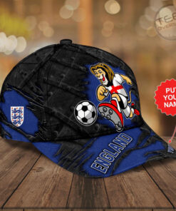 England National Football Team Cap Custom Hat 02 1